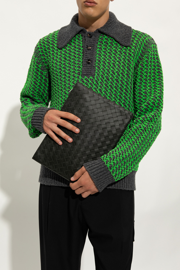 Green Leather handbag Bottega Veneta - Vitkac GB